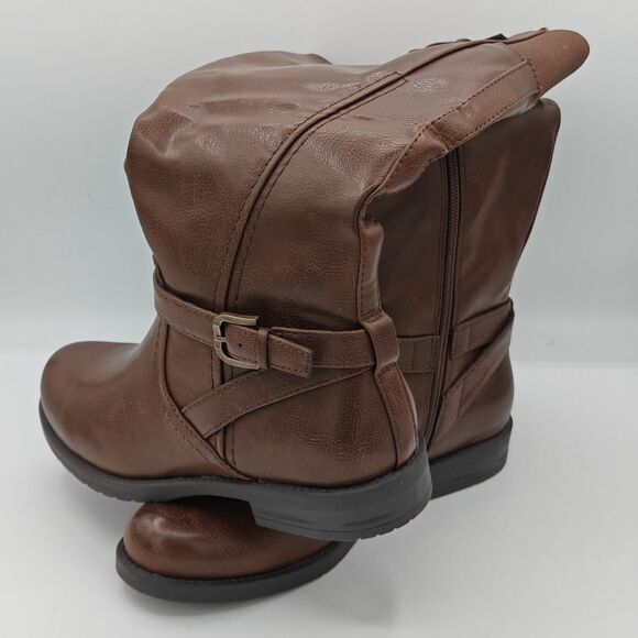 Baretraps Cassidy Faux Leather Women's Riding Boot Brown PICK SIZE - Picture 6 of 6